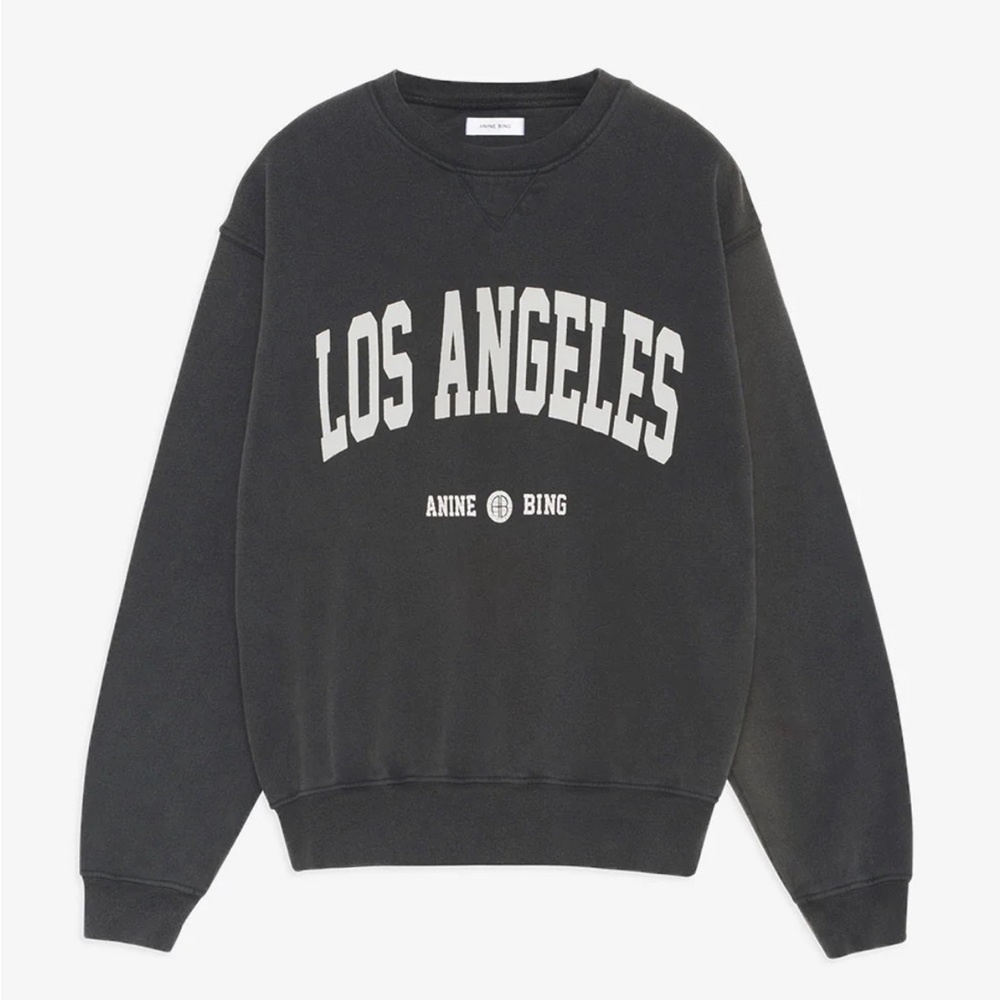 Anine Bing Ramona Los Angeles Sweatshirt Size Medium